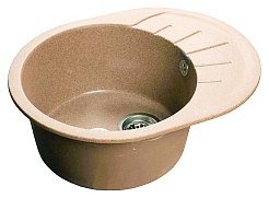 Granfest Мойка кухонная Rondo GF-R580L Песочный – фотография-1